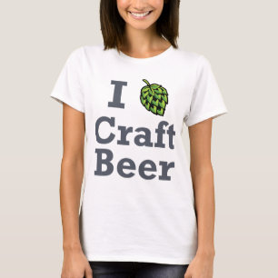 I [ホツプの]技術ビール Tシャツ