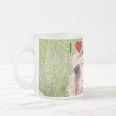 I ♥モナ! フロストグラスマグカップ (左)