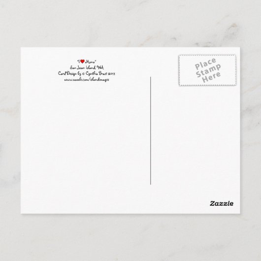 I ♥モナ! ポストカード (裏面)