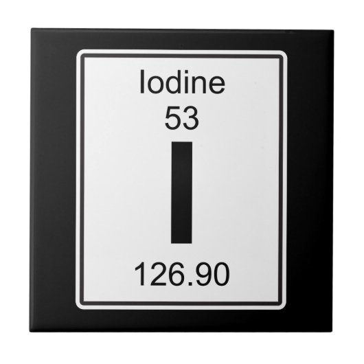 I -ヨウ素 タイル (正面)