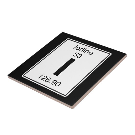 I -ヨウ素 タイル (側面)