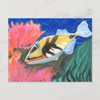 I.リウによるアートの受賞作品 – グレード7 ポストカード