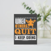 I 保 Going – ジミやる気を起こさせるングアスリート ポストカード (スタンド正面)