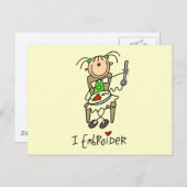 I.刺繍Tシャツとギフト ポストカード (正面/裏面)