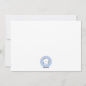 I 失った First Toothフォトカパーソナライズされたード シーズンカード (裏面)