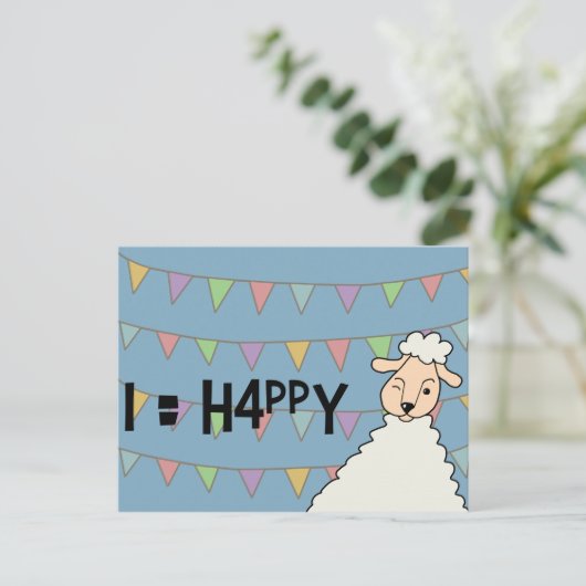 I =幸せ ポストカード (スタンド正面)