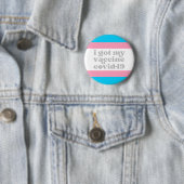 I 得ワクチンCovid-19 カスタム Color Trans 缶バッジ (インサイチュ)