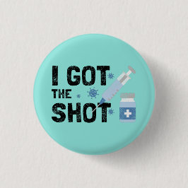 "I 得 The Shot" -ストップウイルス 缶バッジ