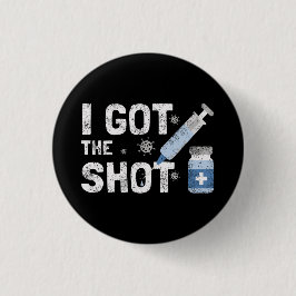 "I 得 The Shot" -ストップウイルス 缶バッジ