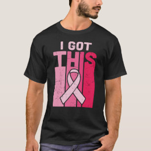 I 得 This Breast Cancer Warrior Women Tシャツ