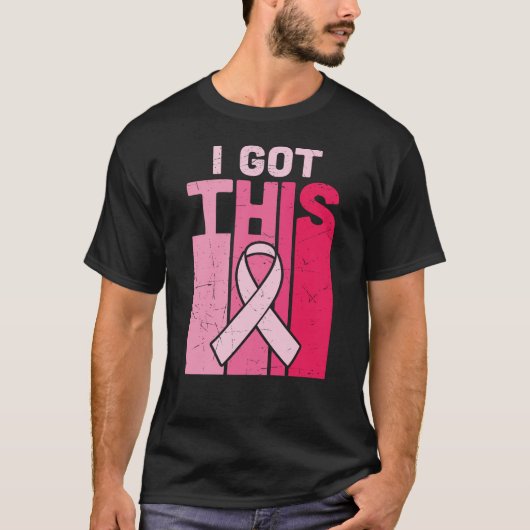 I 得 This Breast Cancer Warrior Women Tシャツ (正面)
