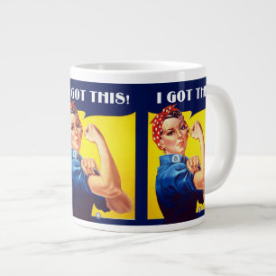 I 得 This Rosie the Riviterヴィンテージジャンボマグ ジャンボコーヒーマグカップ