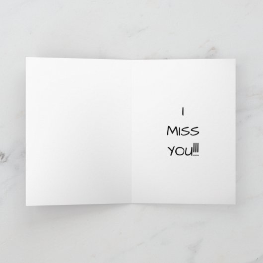 I *****恋しく思**** カード (内部)