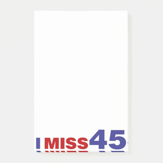 I 恋しく思 45 ポストイット (正面)