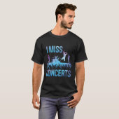 I 恋しく思 Concertiコンサートミュージシャン音楽愛好家2020 Tシャツ (正面フル)