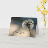 I 恋しく思  You Card カード (黄色い花)