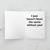 I 恋しく思 You - Greeting Card カード (内部)