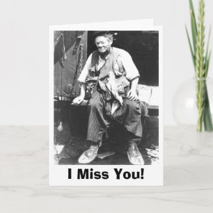 I 恋しく思 You - Greeting Card カード
