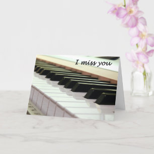 I 恋しく思 You Piano Keyboard Card(I You Pianoのキーボードカー カード