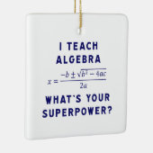 I 教え代数/名前の付いた超大国 セラミックオーナメント (右)