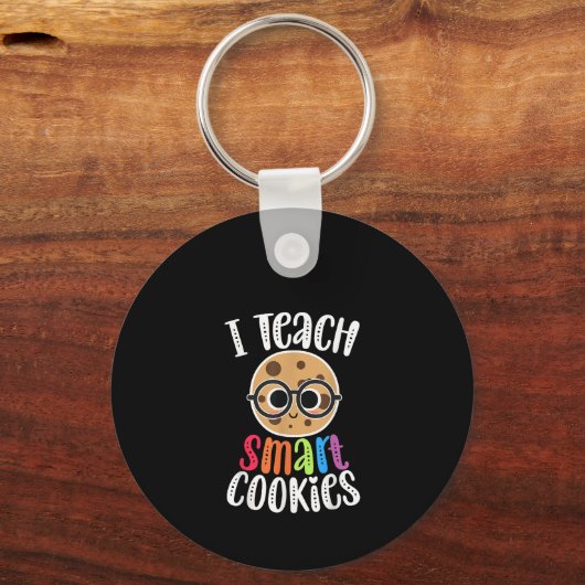 I 教え頭が切れるCookieおもしろい新学期先生 キーホルダー (正面)