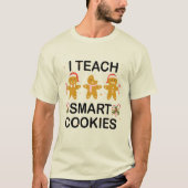 I 教え頭が切れるCookieおもしろい Cute新学期 Tシャツ (正面)