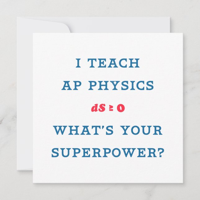 I 教え AP Physics What's Uperpower (正面)