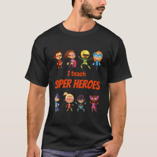 I 教え  Heroes -漫画ブックHero先生 Tシャツ