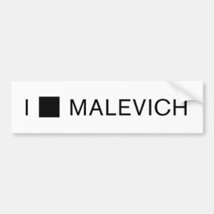 I [正方形] MALEVICH バンパーステッカー