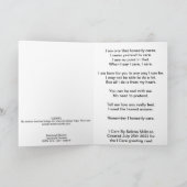 I 気に Posal 5" x 7"折り畳みあいさつカード カード (内部)