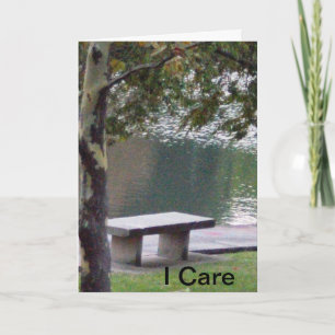 I 気に Posal 5" x 7"折り畳みあいさつカード カード