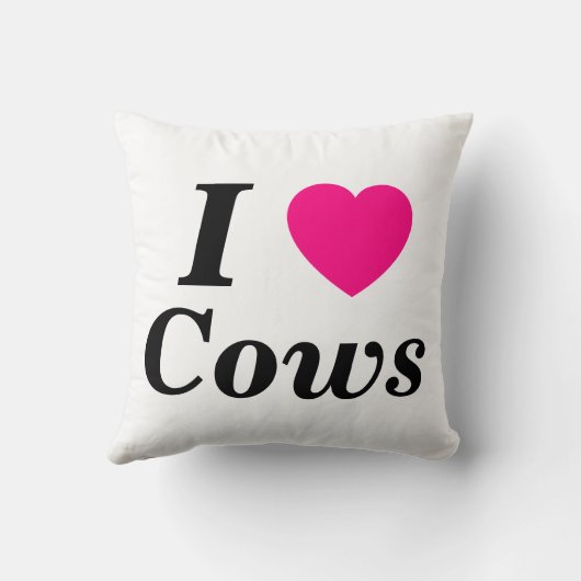 I <牛<3 クッション (裏面)