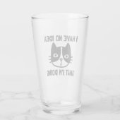 I.猫をアイディアしていなおもしろいい タンブラーグラス (裏面)