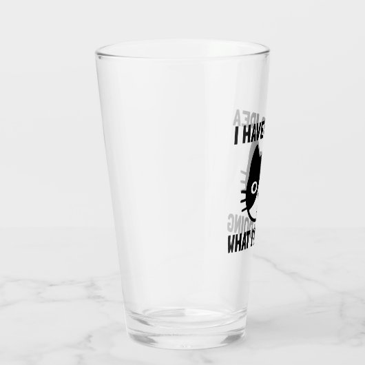 I.猫をアイディアしていなおもしろいい タンブラーグラス (右)