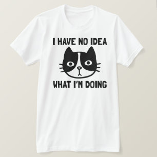 I.猫をアイディアしていなおもしろいい Tシャツ