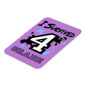 I 生き延び4級フレックス マグネット (左側)