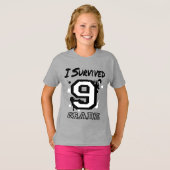 I 生き延び9年生 Tシャツ (正面フル)