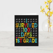 I 生き延び 100年1月100日の日100 カード (黄色い花)