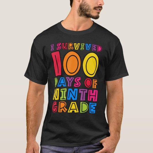 I 生き延び 100日の9年生先生Kids S Tシャツ (正面)