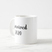 I 生き延び 2020引用文 コーヒーマグカップ (正面左)
