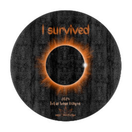 I 生き延び 2024太陽の Eclipse Cutting Board カッティングボード