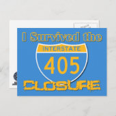 I 生き延び 405閉鎖 ポストカード (正面/裏面)