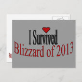 I 生き延び Blizzard 2013はがき ポストカード (正面/裏面)