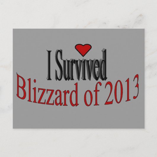 I 生き延び Blizzard 2013はがき ポストカード (正面)