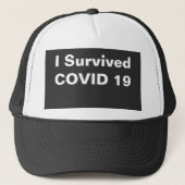I 生き延び COVID 19 Hat キャップ (正面)