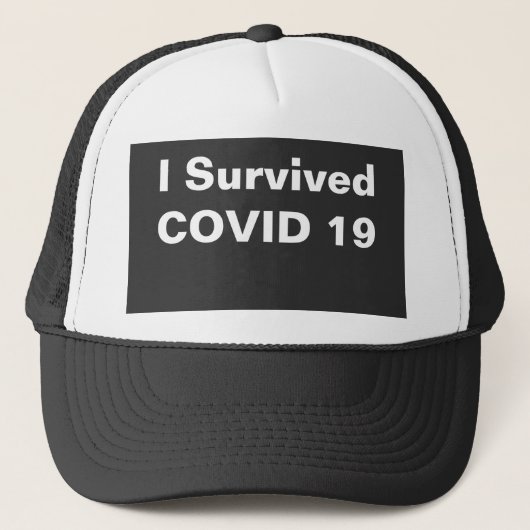 I 生き延び COVID 19 Hat キャップ (正面)
