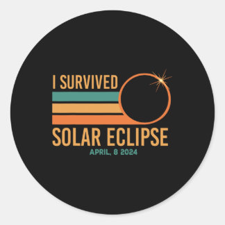 I 生き延び Eclipse 2024年4月8おもしろい日 ラウンドシール