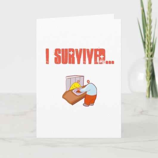 I 生き延び  The Hospital Cafeteria カード (正面)