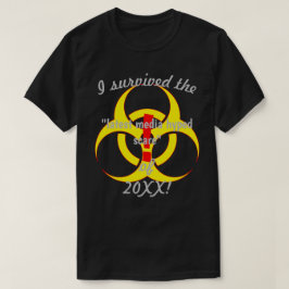 I 生き延び The Latest Media Schare生物学的災害［有害物質］DK Tシャツ