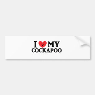 I ♥私のCockapoo バンパーステッカー